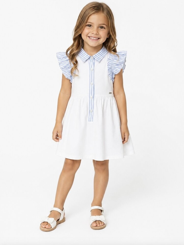 Patachou Patachou SS26 Stripe Detail Dress - 3462