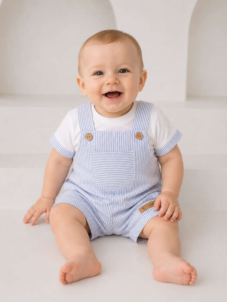 Calamaro Calamaro SS26 Kerala Dungaree Set - 11351