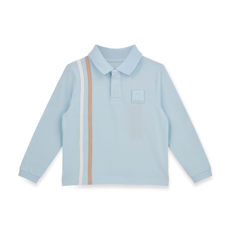 Mitch and Son Mitch & Son AW26 Sawyer Long Sleeve Jersey Polo
