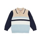 Mitch and Son Mitch & Son AW26 Sebastian Long Sleeve Knitted Polo