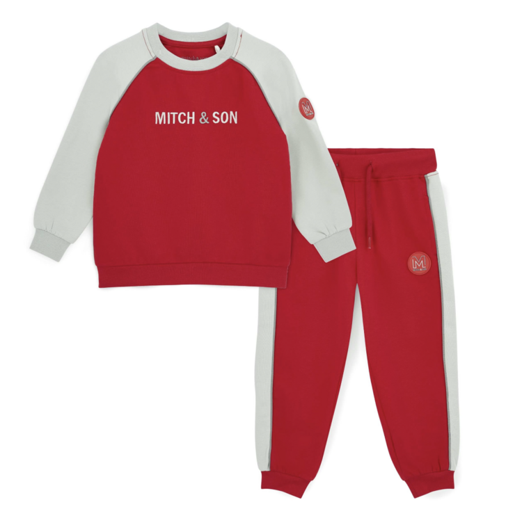 Mitch and Son Mitch & Son AW26 Tyson Raglan Piping Tracksuit