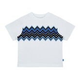 Mitch and Son Mitch & Son AW26 Wallace ZigZag Print T-Shirt