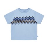 Mitch and Son Mitch & Son AW26 Wallace ZigZag Print T-Shirt