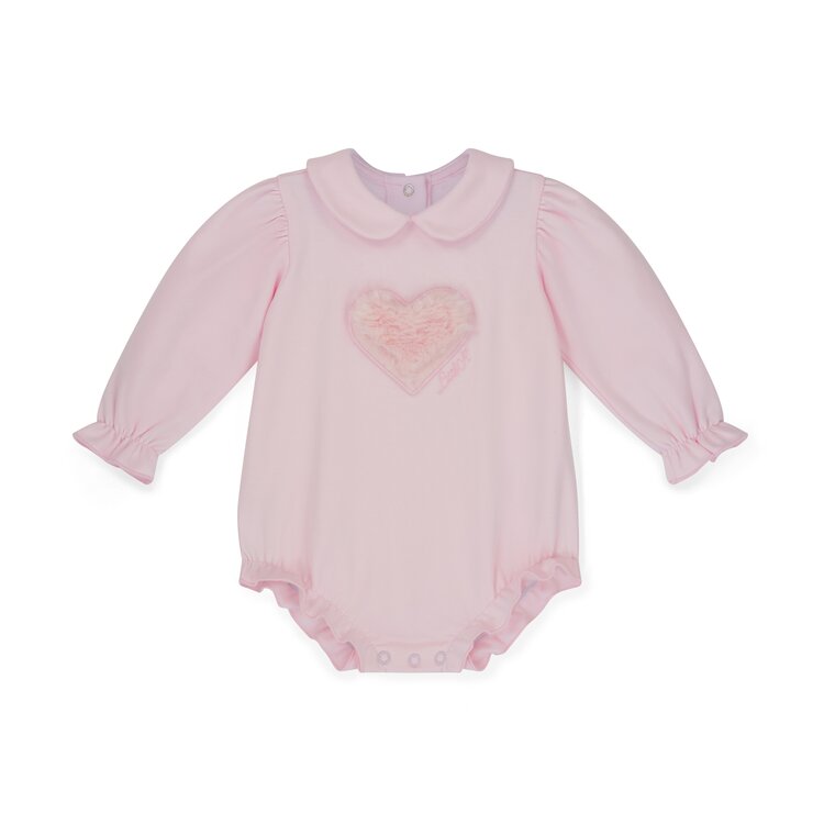 Little A Little A AW26 Dulca Fur Heart Romper