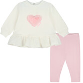 Little A Little A AW26 Demi Fur Heart Legging Set