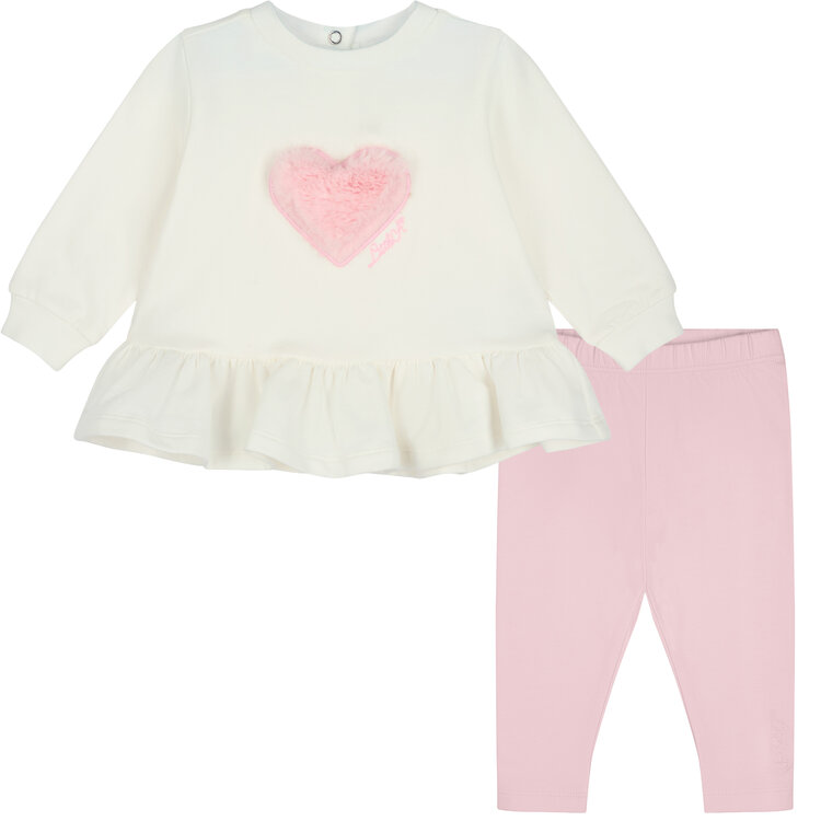Little A Little A AW26 Demi Fur Heart Legging Set