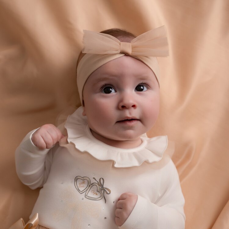 Little A Little A AW26 Elena Tulle Bow Headband