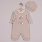 Emile et Rose Emile et Rose AW26 Milo Teddy Knit All in One with Hat