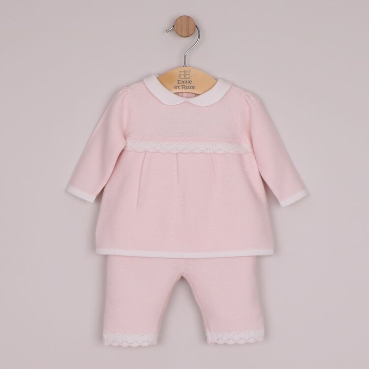 Emile et Rose Emile et Rose AW26 Melanie Lace Trim Trouser Set