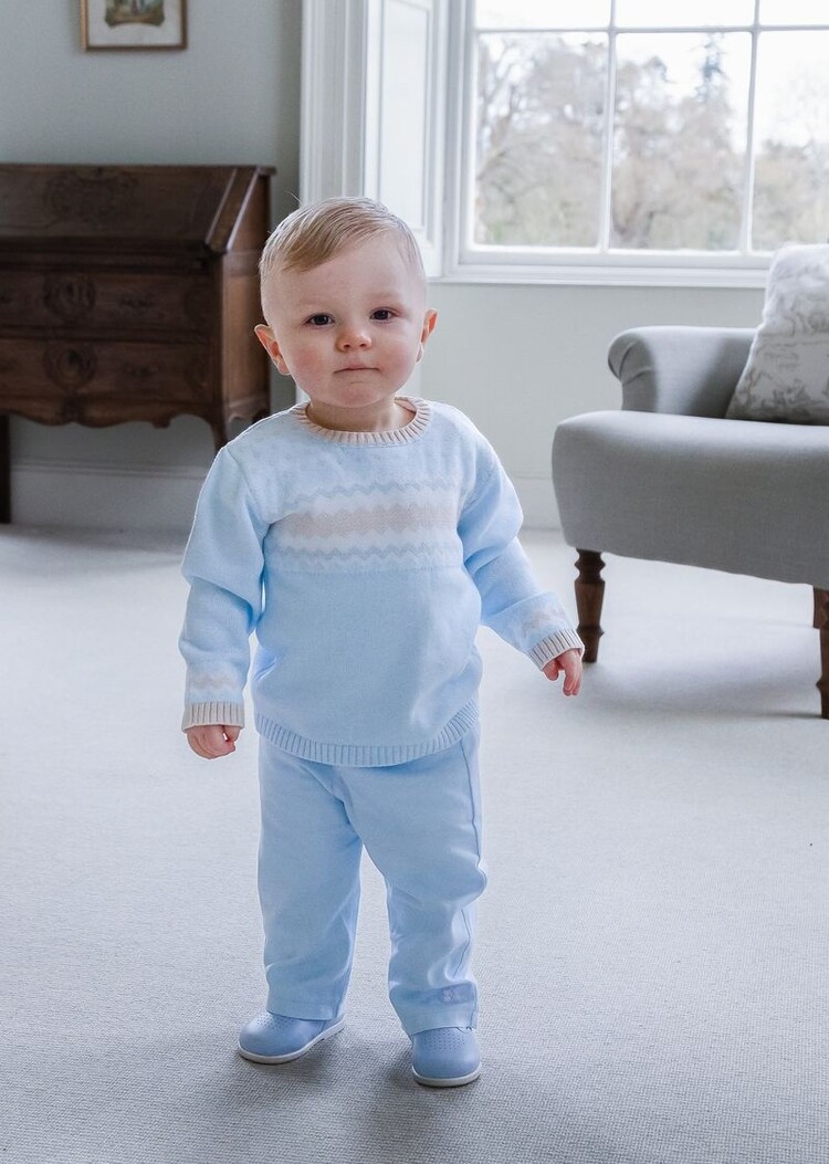 Emile et Rose Emile et Rose AW26 Martin Fairisle Trouser Set