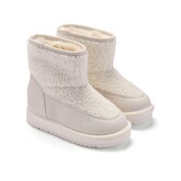 Little A Little A AW26 Teddie Boucle Boot - Snow White