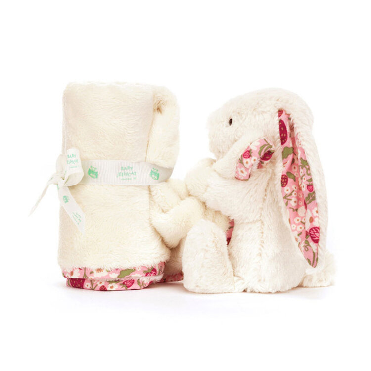 Jellycat Jellycat Blossom Cream Bunny Soother - Berry