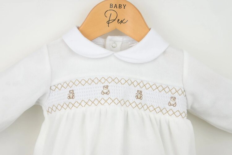 Pex Pex AW26 Teddy Smocked Romper