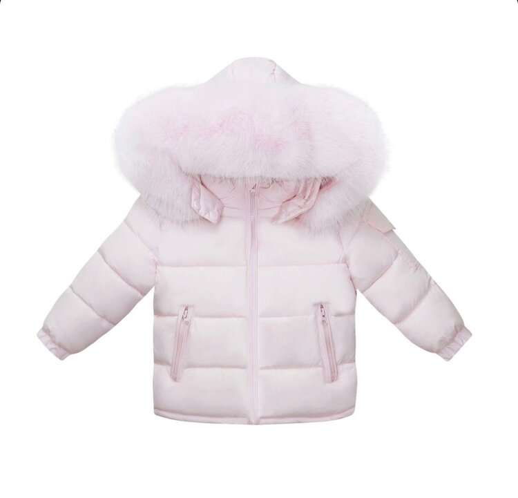 DOT DOT AW26 Hooded Jacket - Pale Pink