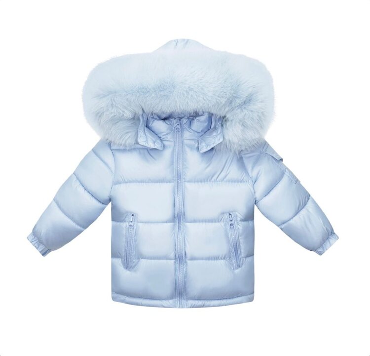 DOT DOT AW26 Hooded Jacket - Pale Blue