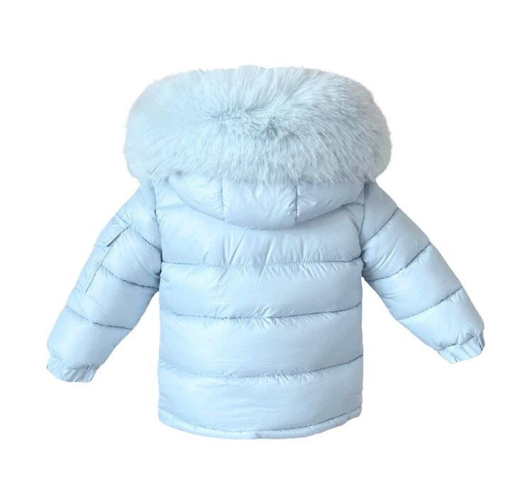 DOT DOT AW26 Hooded Jacket - Pale Blue
