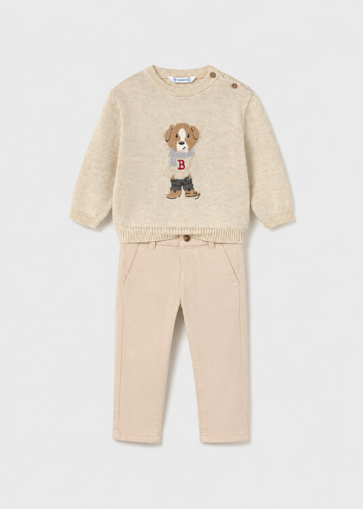 Mayoral Mayoral AW26 Chino & Jumper Set - 2377/521