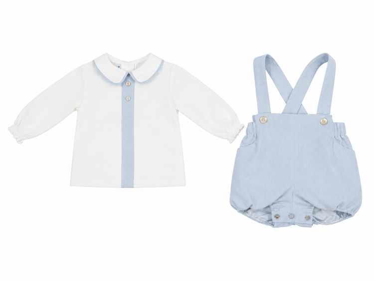 Be Chic Be Chic AW26 Boys Corduroy Romper Set - 822S