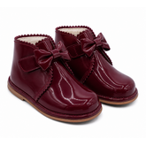 Borboleta Borboleta Sharon Boots - Burgundy Patent
