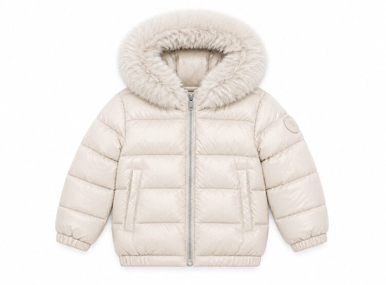 Martin Aranda Martin Aranda AW26 Padded Coat With Faux Fur Hood