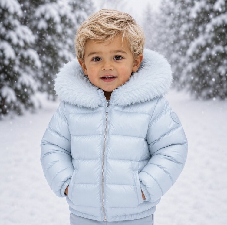 Martin Aranda Martin Aranda AW26 Padded Coat with Faux Fur Hood
