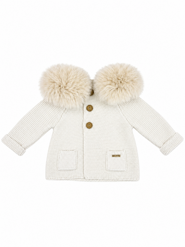 Martin Aranda Martin Aranda AW26 Knitted Fur Hood Jacket - 10331