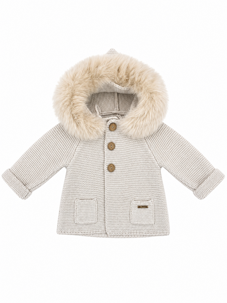 Martin Aranda Martin Aranda AW26 Knitted Fur Hood Jacket - 10331