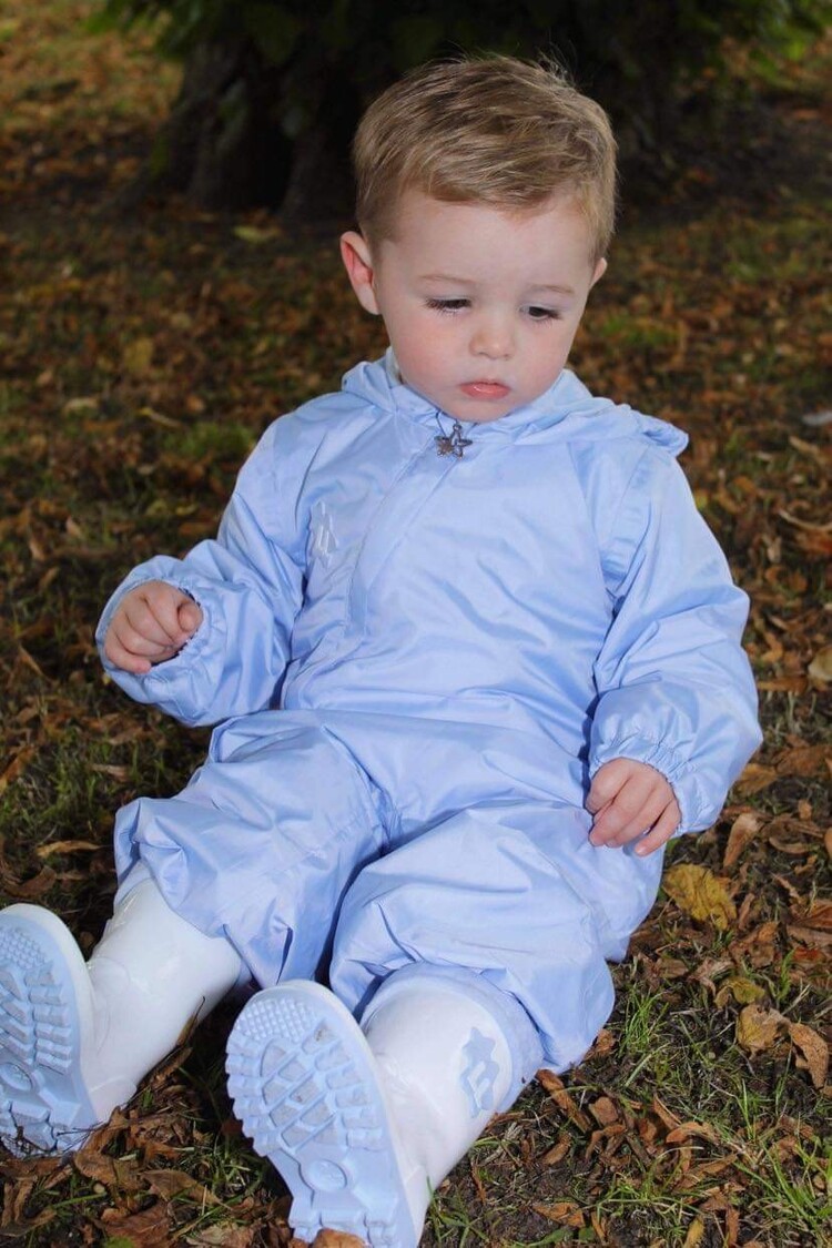 Little Lads & Ladies Puddle Suit - Blue