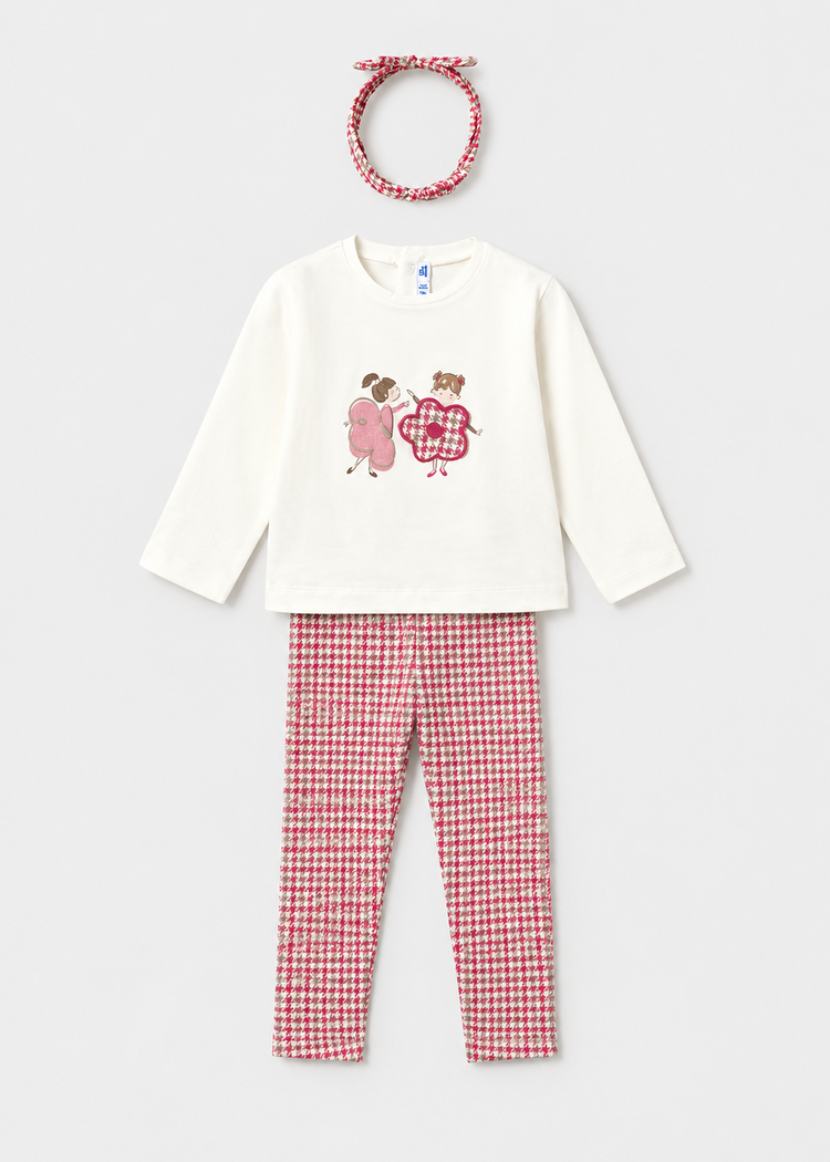 Mayoral Mayoral AW26 Dogtooth Legging Set - 2003/2779