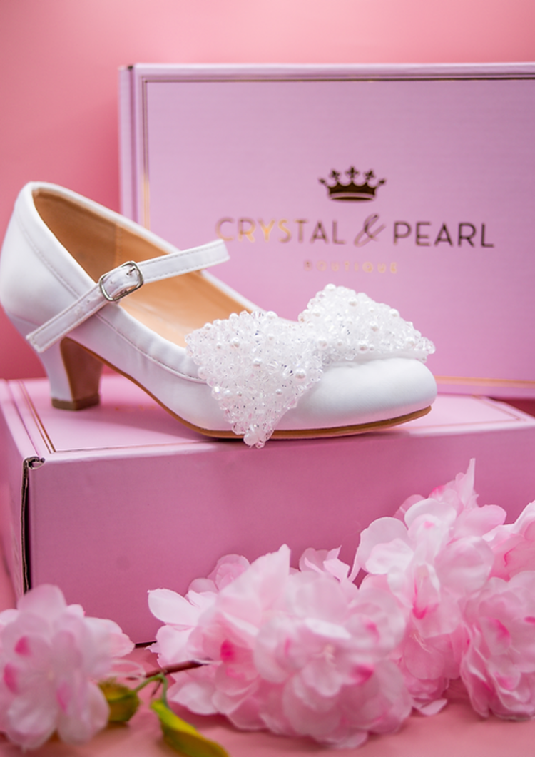 Crystal & Pearl Crystal & Pearl Nieve Communion Shoe