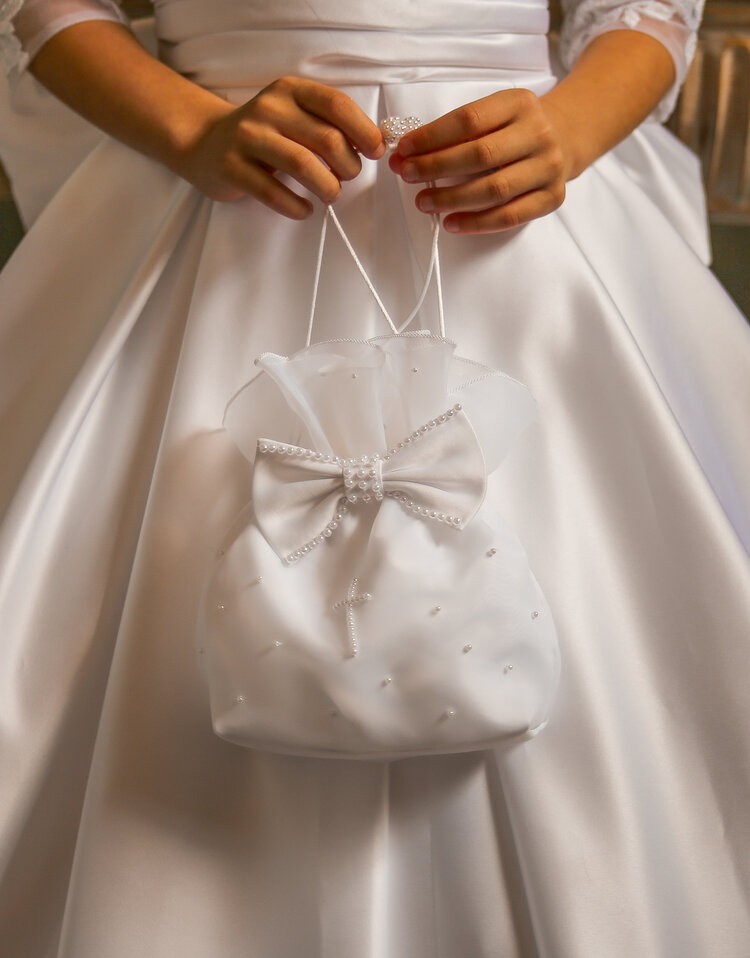 Crystal & Pearl Crystal & Pearl Tiffany Communion Bag