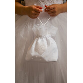 Crystal & Pearl Crystal & Pearl Glass Sweetheart Communion Bag