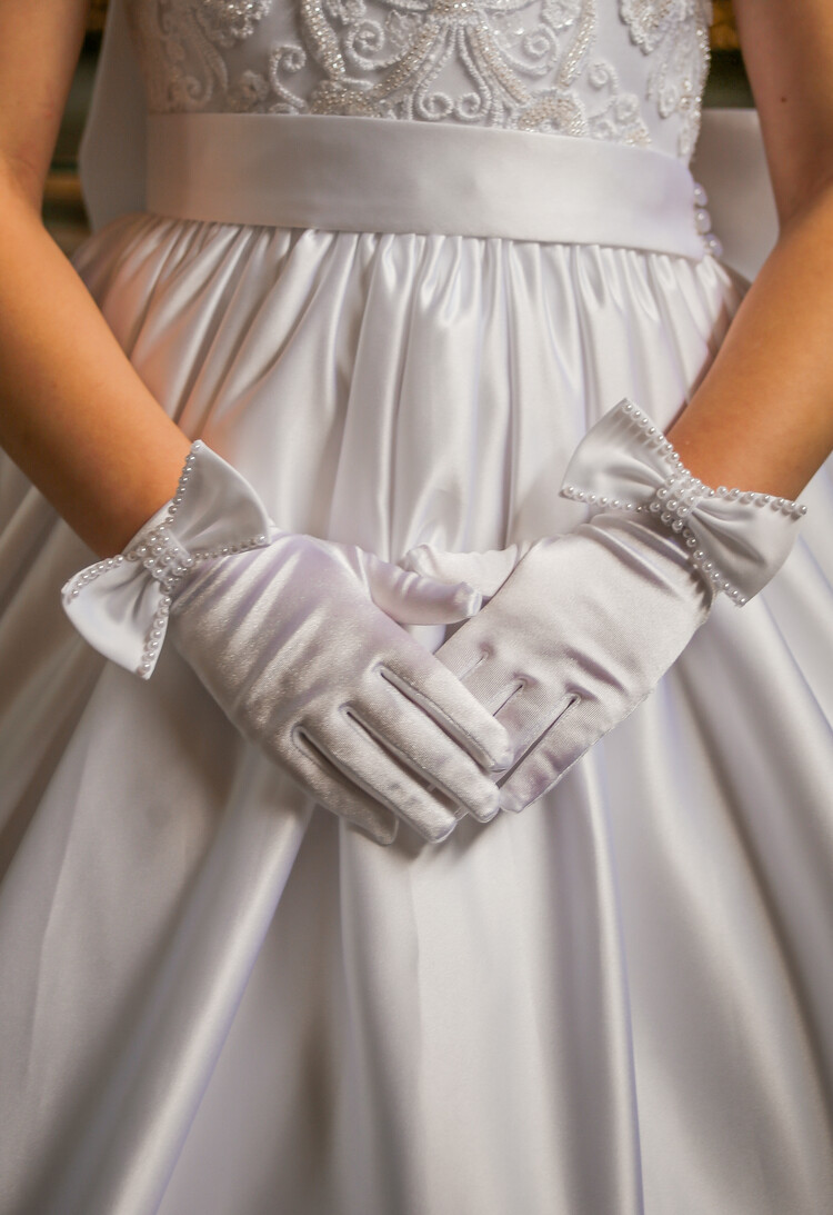 Crystal & Pearl Crystal & Pearl Tiffany Gloves