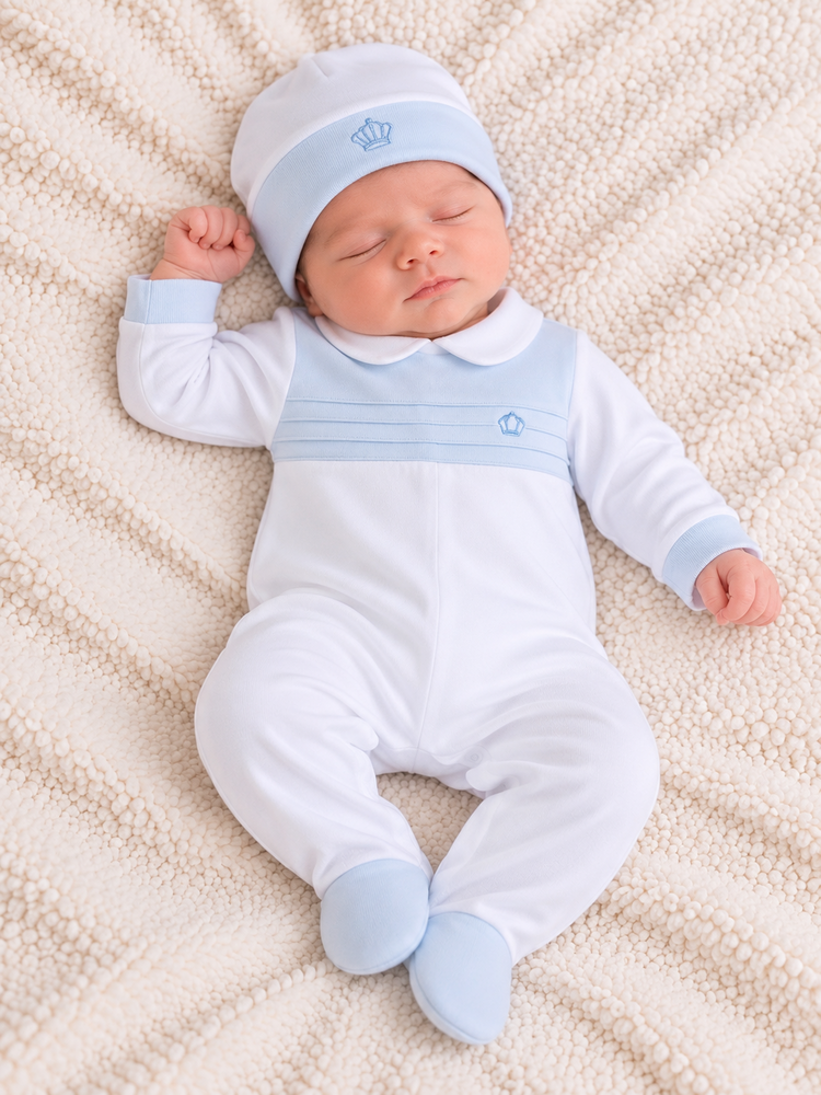 Little Lads & Ladies Little Lads & Ladies Classic Blue Baby Set - LL04