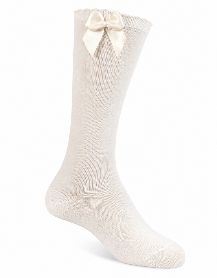JC Socks JC Socks Bow Knee High Socks - 55000
