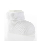 JC Socks JC Sock Baby White Cuff Ankle Sock