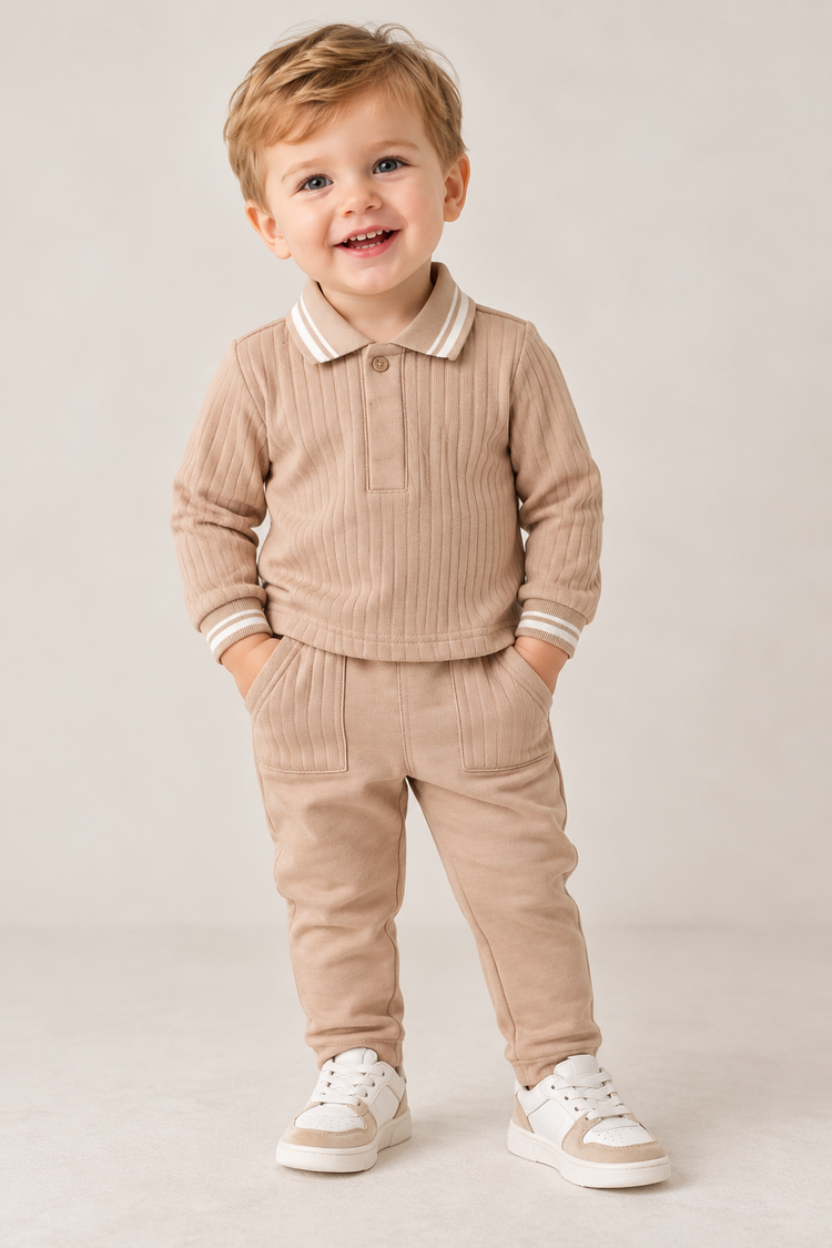 Mintini Mintini AW26 Polo & Trouser Set - MB7338