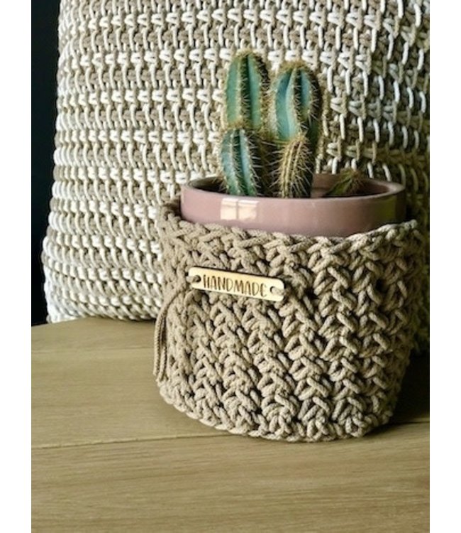 Label hout - handmade 5,9 x 1,3 cm