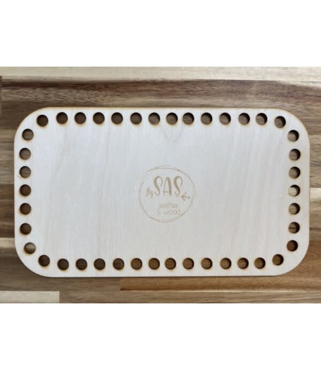 Bobbiny - Houten bodem rechthoek 21 x 35