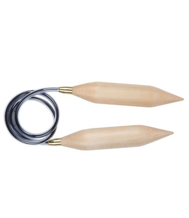KnitPro Jumbo Birch - Rondbreinaald 20mm