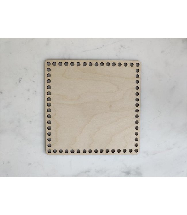 Bobbiny - houten bodem vierkant 25 x25 cm