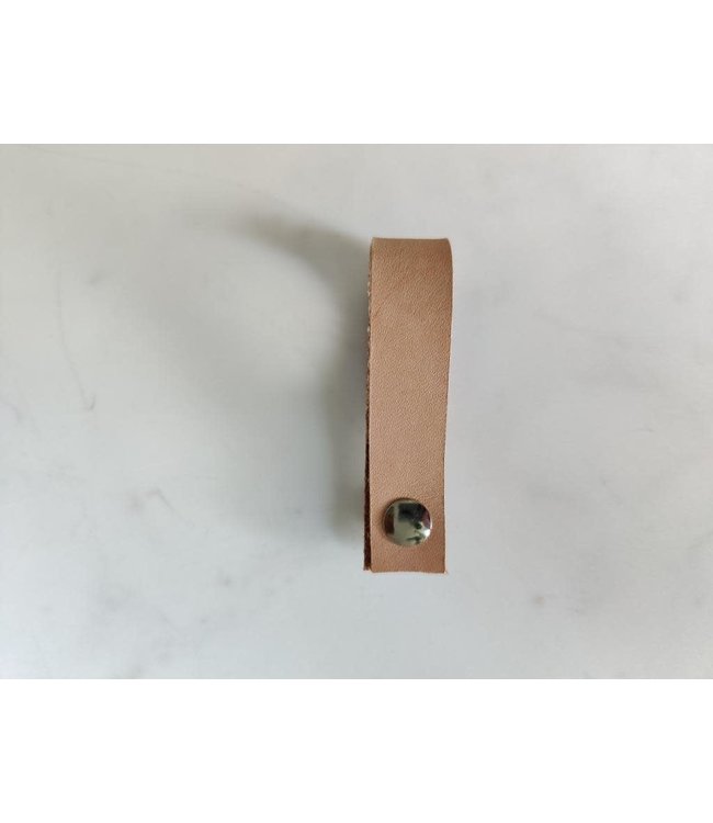 Bobbiny - leren pannenlap lus - naturel