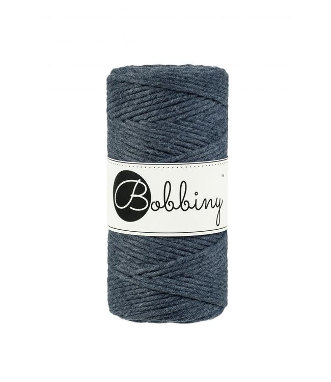 Bobbiny - Macramé 3MM Charcoal