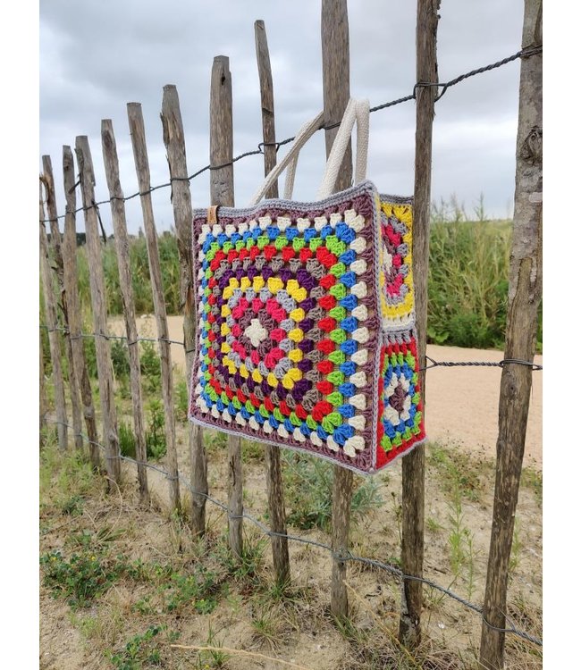 LANG YARNS - Square Tas - Handarbeitsgarn