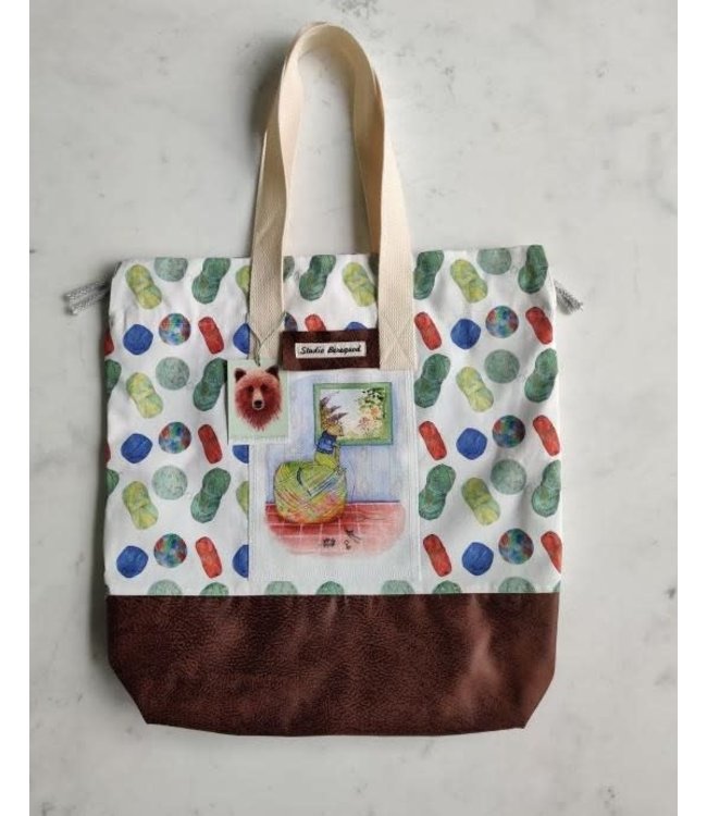 Studio Bereguod - Breitas 40 x 42cm - Muisje op bol wol