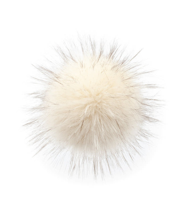 Lovafur - Pompon Raccoon Ivory 18cm