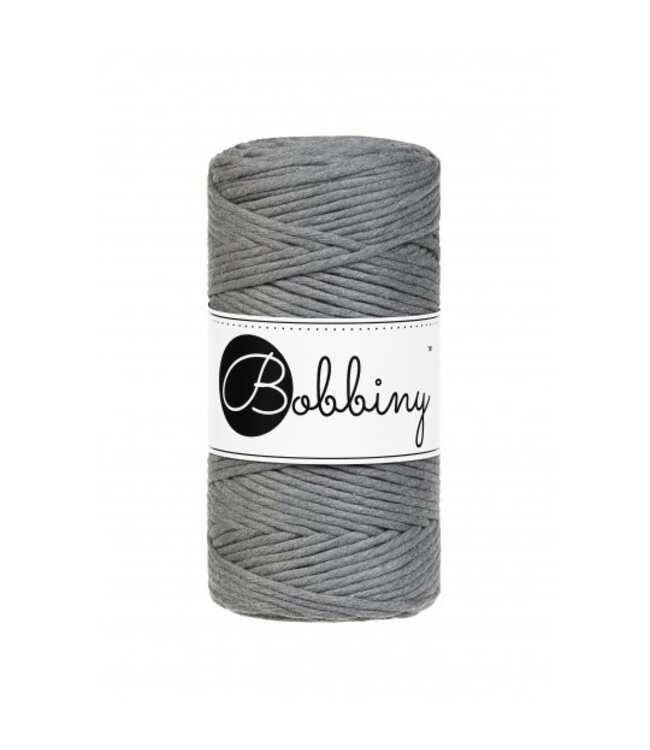 Bobbiny - Macramé 3MM  Stone grey