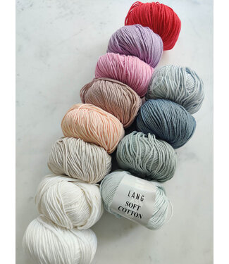 Lang Yarns Lang Yarns - Soft Cotton 1018 (12 bollen verschillende kleuren)