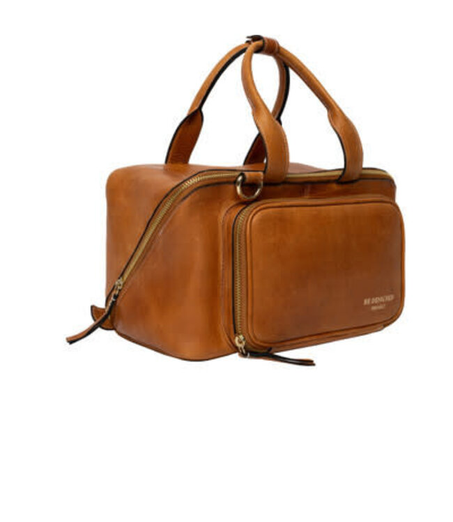 RE:DESIGNED - Lederen projecttas 39 - Burned Tan/Gold