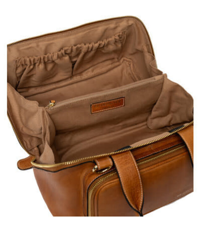 RE:DESIGNED - Lederen projecttas 39 - Burned Tan/Gold